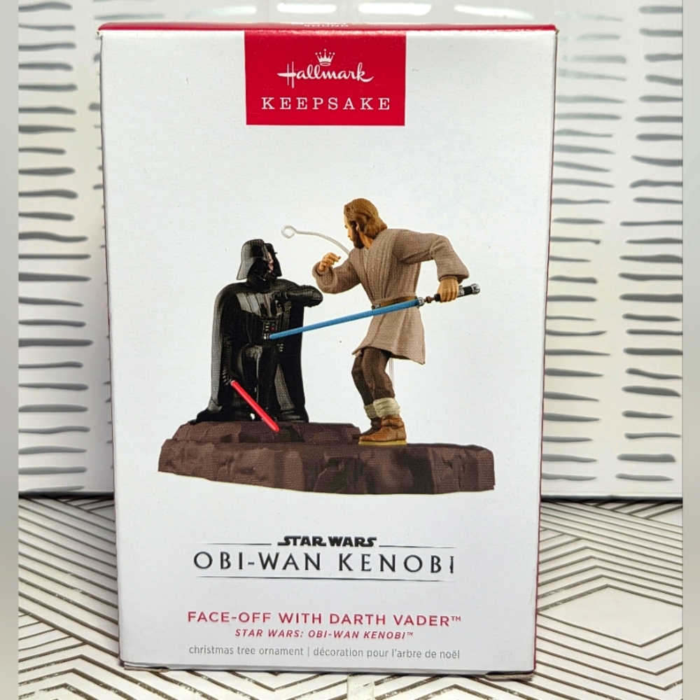 Hallmark Keepsake Star Wars Obi-Wan Kenobi Face-Off w/ Darth Vader Ornament NIB